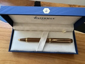 Waterman Man 100 Olive Wood Ballpen - Picture 1 of 10