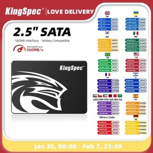 1 TB 2.5" SATA III SSD High Speed Internal Hard Drive Hard Disk for PC Laptop - Picture 1 of 24