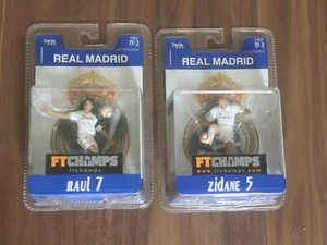 FT Champs Zidane & Raul Real Madrid Ftchamps 3 Zoll Figur SET RMA - Bild 1 von 13