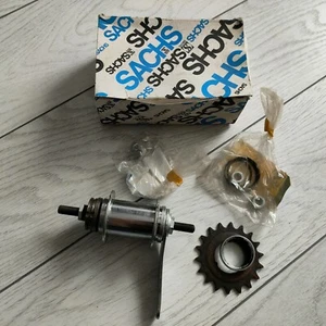 Vintage Sachs Torpedo Single Speed Bicycle Rear Hub 16H 18t Cog NOS RARE NIB - Picture 1 of 8