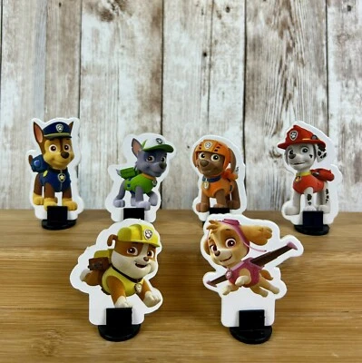Paw Patrol Race To The Rescue Adventure Game Replacement Pieces 6 Pup Movers - Image 1 of 4