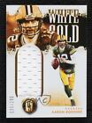2022 Panini Gold Standard White Gold Patch 36/299 Aaron Rodgers #WG-ARO