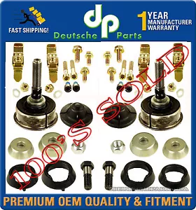 MERCEDES W126 CASTER BALL JOINT BUSHING GUIDE TRACK ROD STRUT MOUNT REPAIR KIT 4 - Picture 1 of 1