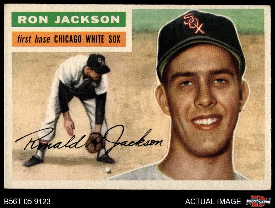 1956 Topps #186 Ron Jackson White Sox 4 - VG/EX - Image 1 of 1