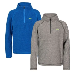 Trespass Keynote Kids Boys Girls Fleece Grey School Jumper Warm Stylish - Picture 1 of 12
