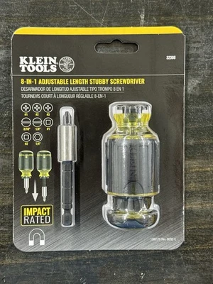 Klein Tools 32308 8-in-1 Multi-bit Adjustable Length Screwdriver - Image 1 of 2