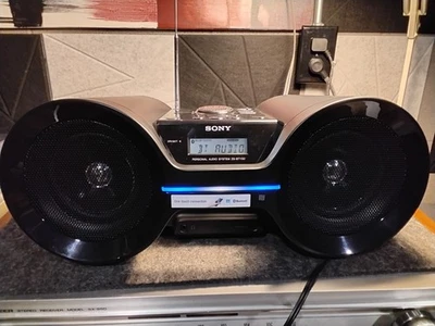 Sony personal audio system Portable Bluetooth Speaker Black zs-bty50 - Image 1 of 4