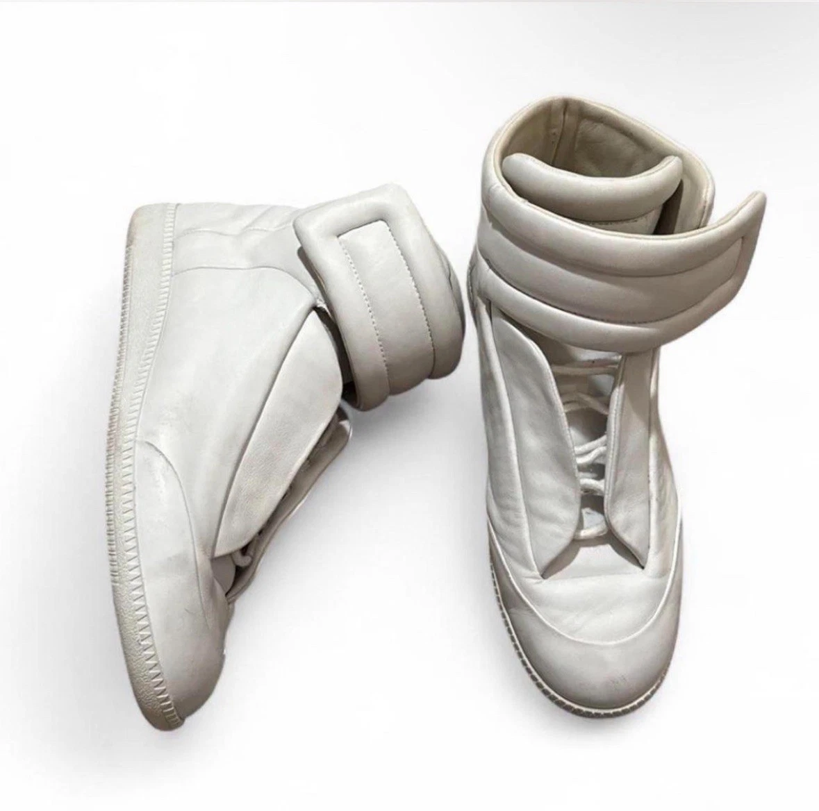 靴 Maison Martin Margiela Size 40 Maison Martin Margiela Black Leather Heels Zip Ankle Boots 40 US