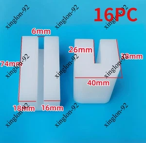 16 PIEZAS Para Elevador de Coche Doble Columna Elevador de Pórtico Nylon Deslizante Accesorios - Imagen 1 de 4