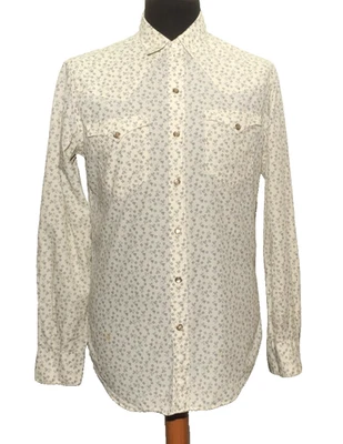 CAMISA POLO BY RALPH LAUREN WESTERN BLANCA FLORAL ALGODÓN MANGA LARGA PEQUEÑA Foto 1 de 4