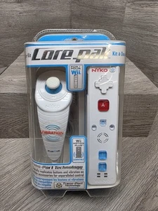 Nyko Wand Core Pak For Wii White Dual Controller Nunchuk Kit New Free Shipping - Picture 1 of 6