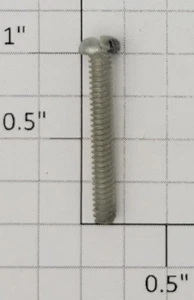 Lionel #6-32x1" vite scanalata testa tonda nichelata - Foto 1 di 1