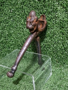 Vintage Löwenkopf Nussknacker Weihnachten Messing? Vintage Antik Sammlerstück 16 cm - Bild 1 von 10