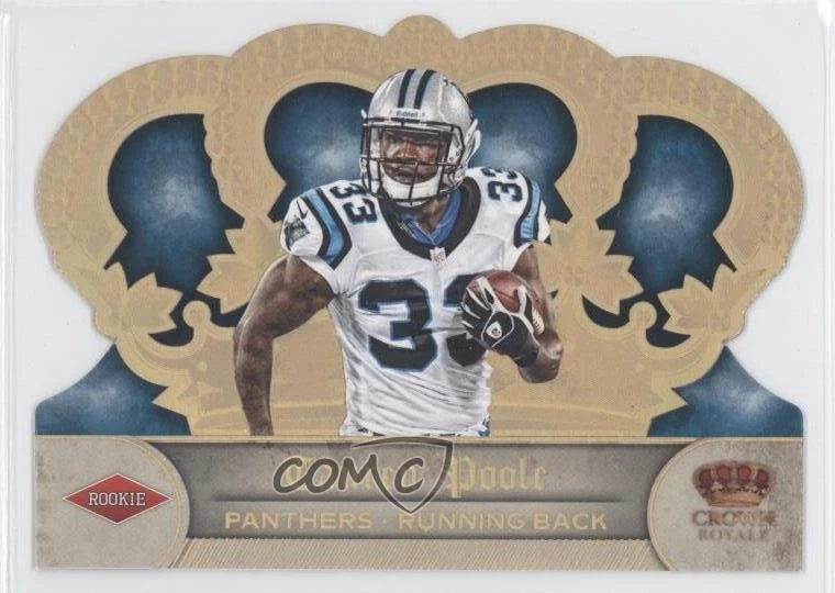 2012 Crown Royale Holo Gold /99 Tauren Poole #237 Rookie RC - Image 1 of 2