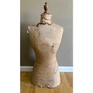 Maniquí corsé busto francés vintage años 30 35” alto x 14,25” ancho en brazos - Imagen 1 de 9