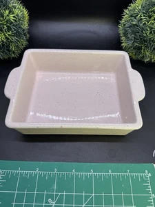 Cazuela de porcelana Crofton rosa moteado 7" x 5,7 usada en excelente estado - Imagen 1 de 5