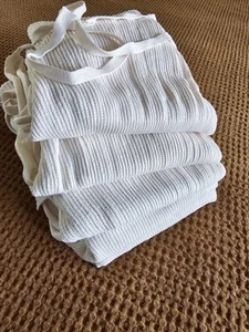 5 Disana 100% Organic Cotton Cloth Nappies And Brushed Cotton Liners - Picture 1 of 5