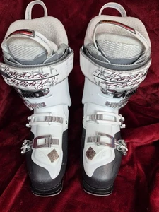 Nordica H2 Hell And Back Womens Ski Boots - Great Condition Sz 24 / 24.5 - Picture 1 of 6