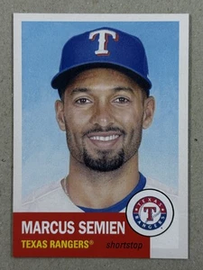 MARCUS SEMIEN 2022 Topps Living Set #520 Texas Rangers - Picture 1 of 2
