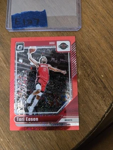 2024-25 Tari Eason Optic /75 PRIZM Red Shimmer Color Match Rockets - E127 - Bild 1 von 2