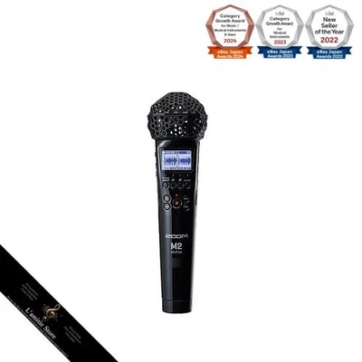 ZOOM M2 Handheld Microphone-Style 2-Track Recorder Black Supports 32-Bit Float - Image 1 of 4
