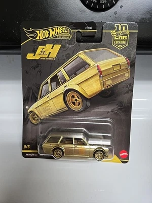 Hot Wheels Premium 2025 *Japan Historics 5* *Datsun 510 Wagon Chase 0/5* *raro* Foto 1 de 4
