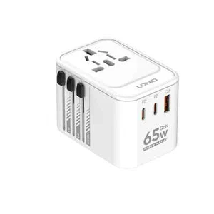Travel Adapter International Universal 65W Charge Ports Converter Plug Charger - Picture 1 of 6