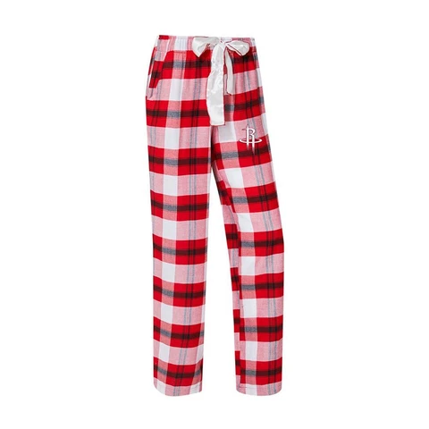 Houston Rockets Women's Flannel Pajamas Plaid PJ Bottoms Cover