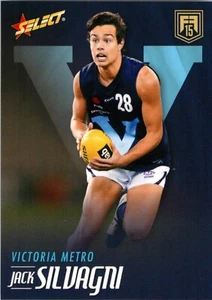 2015 Carlton Blues AFL Select Future Force Rookie Card - Jack Silvagni - Picture 1 of 3