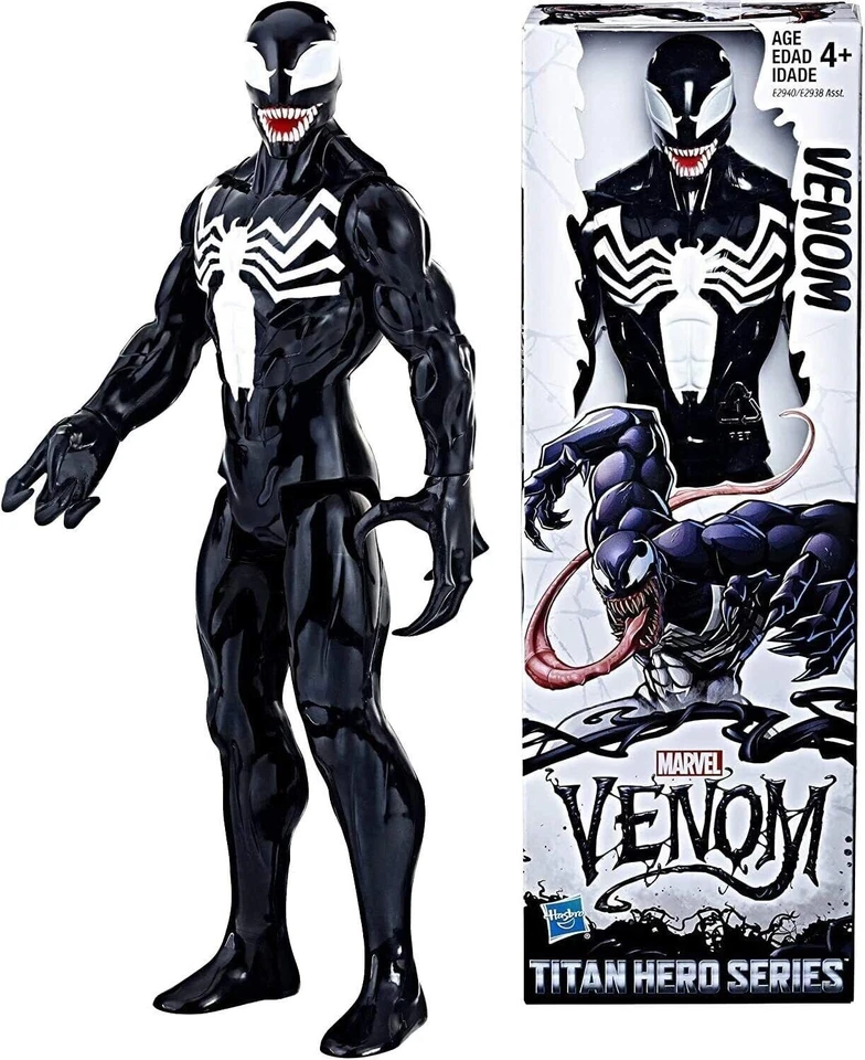 Marvel Venom Action Figure Spider-Man 30cm 12" Hasbro - Image 1 of 1