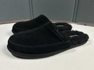 Koolaburra UGG Men's Size 13 Kolson Slipper All Black Leather Loafers NEW - Picture 1 of 9