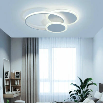 OBIETTIVO BY UNIVERSO Lampadario Moderno a Led Plafoniera Cerchi per Camera da Letto Cucina Soggiorno