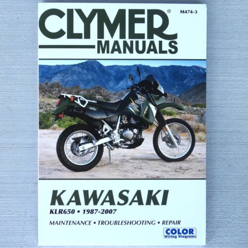 1987-2007 Kawasaki KLR650 KL650 KL KLR 650 CLYMER REPAIR MANUAL M474
