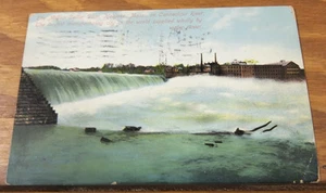 1910 COLOR Postcard//MILLION DOLLAR DAM, HOLYOKE, MASSACHUSETTS//MA - Picture 1 of 2