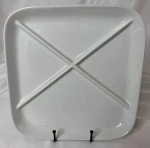 Arabia Finland Appetizer Plate Divided Dish Square Serving Platter Ceramic 11-1 - Picture 1 of 19