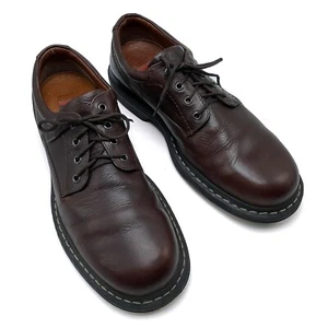 Zapato FIC para hombre Johnston & Murphy talla 9,5 M con cordones de cuero marrón hechos en Portugal - Imagen 1 de 10