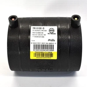 Acoplador EF acoplamiento electrofusión TRI 0130-D 3" IPS NEGRO Tri fusión plomería - Imagen 1 de 3