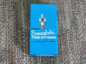 5 Brass Swagelok B-810-6-6 Tube Fittings, Reducing Union 1/2 in x 3/8 in Tube OD - Picture 1 of 10