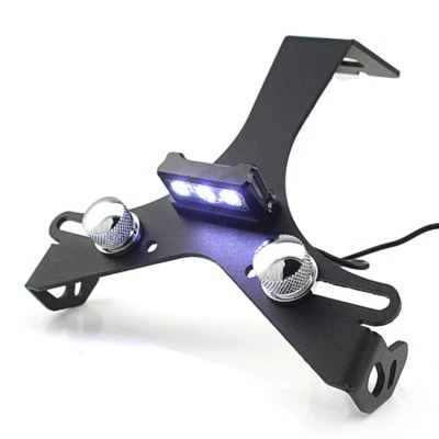 Soporte de matrícula de aluminio corto para Ducati 848 1098 1198 2008-2011  Foto 1 de 4