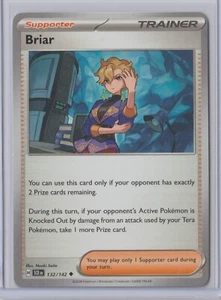 Pokémon 2024 STELLAR CROWN BRIAR 132/142 MINT Never Played Pack Fresh - Picture 1 of 1