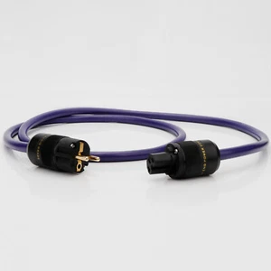 12mm Hifi Reference 2 EU/US Power Cable Cord Electric Cable Audio Schuko Plug - Picture 1 of 25