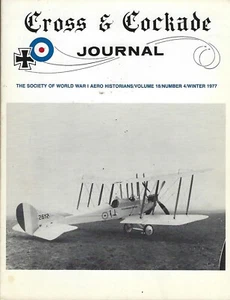 CROSS & COCKADE Journal Vol 18 # 4 (Winter 1977) Society of WWI Aero Historians - Picture 1 of 1