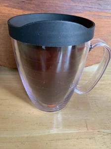 NEW Tervis Coffee Mug w/handle lid Brown USA made Insulated HOT/COLD dishwasher - Picture 1 of 10
