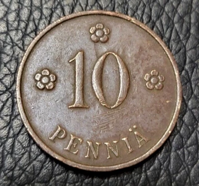 1936 Finland 10 Penniä Coin - Image 1 of 2