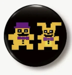 Five Nights at Freddy's Purple Guy And Springtrap Pin! - Picture 1 of 2