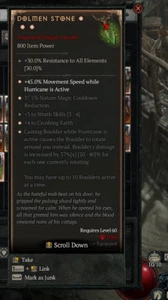 Diablo 4 - Dolmen Stone 3 GA Ancestral Unique Amulet Gear - Softcore Eternal - Picture 1 of 1