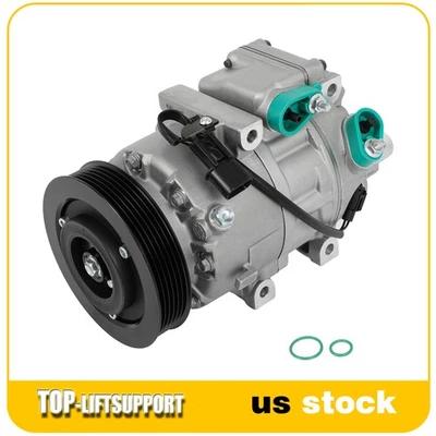 A/C Compressor & Clutch For Kia Sorento 2011-2015 For Hyundai Santa Fe 2013-2018 Foto 1 de 4