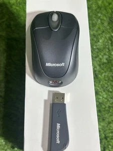 Microsoft 1056 Wireless Notebook Optical Mouse 3000 MSK-1056 With USB Receiver - Afbeelding 1 van 7