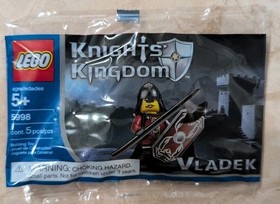 LEGO #5998 Castle: Vladek Minifigure Polybag SEALED-2005 -RARE Retired 20+Yr Slr