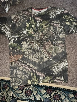 Realtree Mossy Oak Men Short Sleeve Tee Shirt XL With Scent Control. - Image 1 of 2